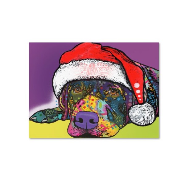 Trademark Fine Art Dean Russo 'Savvy Labrador Christmas' Canvas Art, 24x32 - ALI18426-C2432GG