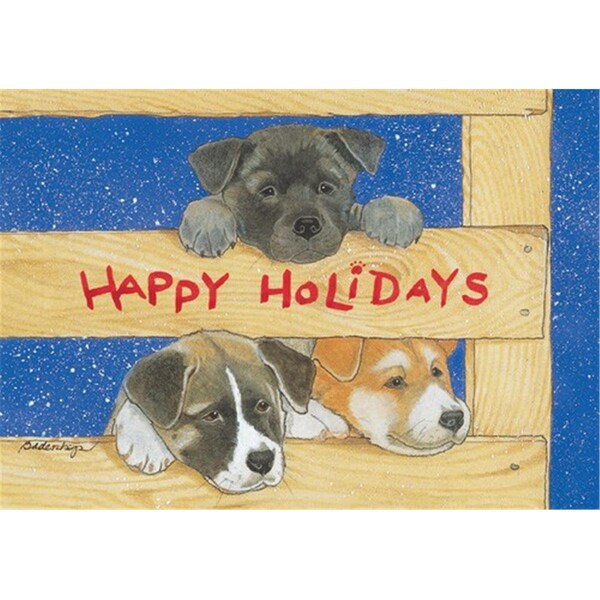 Pipsqueak Productions Holiday Boxed Cards- Akita - C891