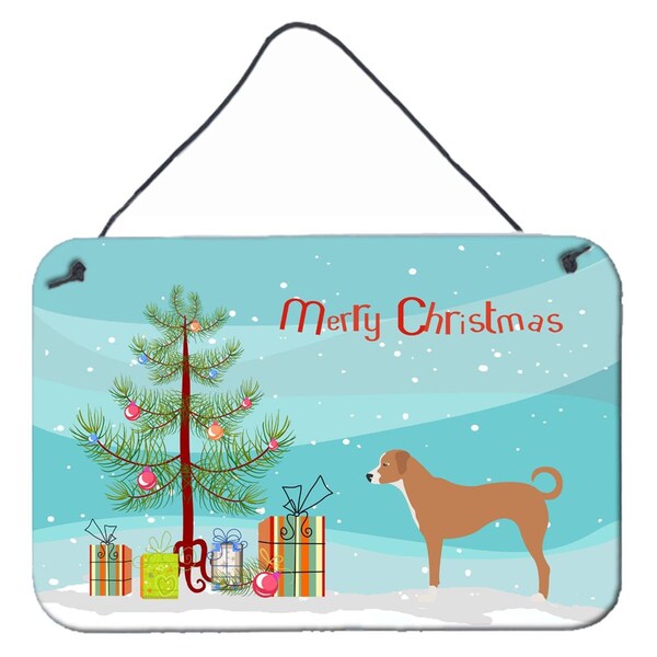 Carolines Treasures Australian Pinscher Christmas Wall or Door Hanging Prints - BB8452DS812