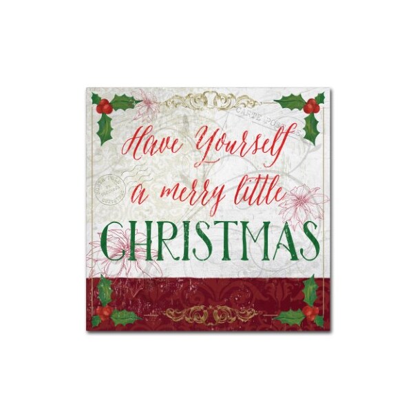 Trademark Fine Art Fiona Stokes-Gilbert 'Christmas 916 I' Canvas Art, 14x14 - ALI13723-C1414GG