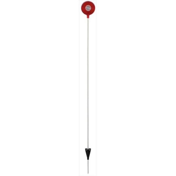Nuvue Products Nuvue 2663 360 Dergee Telescopic Round Lens; Red & White - 46 In. - 2663
