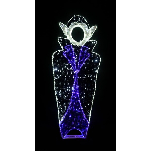 Queens Of Christmas 6.5 ft. LED Photo Vampire Motif - WL-MTNF-HWN-PO-DRAC