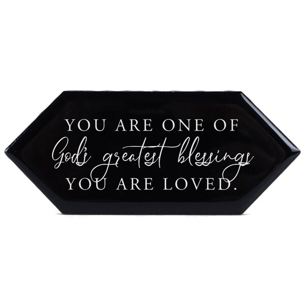Dicksons Unisex You Are One of Gods Tabletop Black Tile, Black - One Size - TLPT10SB