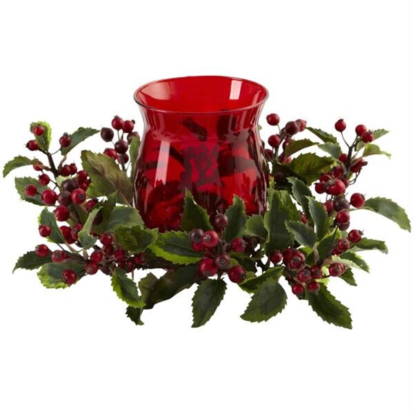 Tistheseason Holly Berry Candleabrum - TI409399