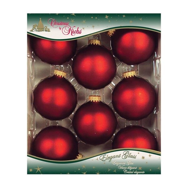 Christmas By Krebs Christmas by Krebs Red Velvet Ball Ornament - CBK70209
