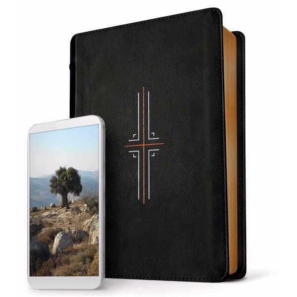 Friends Are Forever NLT Filament Bible, Black Leather Like - FR1515060