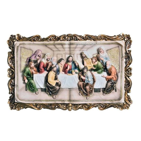 Ore Furniture Ore Furniture K-2534-P1 28 in. Last Supper Plaque - K-2534-P1