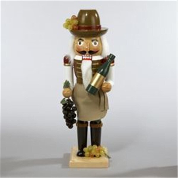 Kurt S. Adler 15 in. Wooden Wine Grower Nutcracker - J1160