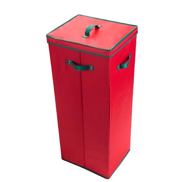 Caja Idiota Elf Stor Red Premium Christmas Wrapping Paper Storage Box with Lid - Red - CA3242819