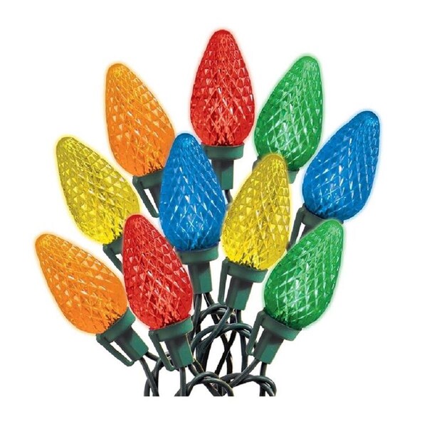 Goldengifts Staylit C9 Christmas LED Light Set, Multi Color - 25 Count - GO2739002