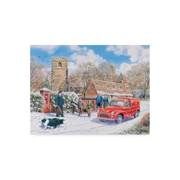 Trademark Fine Art Trevor Mitchell 'Christmas Post' Canvas Art, 35x47 - ALI45993-C3547GG