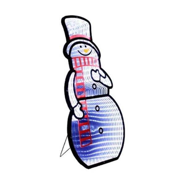 Cosa 24 in. Infinity Lighted Snowman - Multi Color - CO2758170