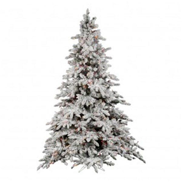 Vickerman 4.5 ft. X 41 in. Flocked Utica Dura-Lit 250MU - A895147