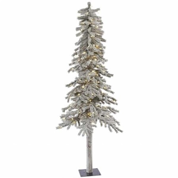 Vickerman 7 ft. x 41 in. Flkd Alpine 706T 300WmWht LED - A807471LED