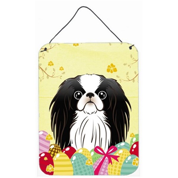 Carolines Treasures Japanese Chin Easter Egg Hunt Wall or Door Hanging Prints - BB1912DS1216