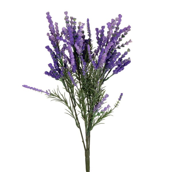 Vickerman 19 in. Lavender Bush, Purple - 2 Piece Per Bag - FE223119