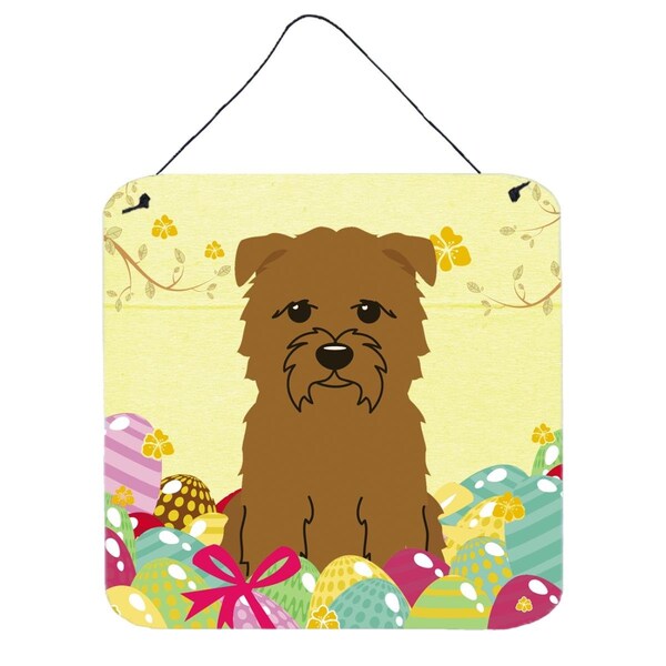 Carolines Treasures Easter Eggs Glen of Imal Tan Wall or Door Hanging Prints - BB6060DS66
