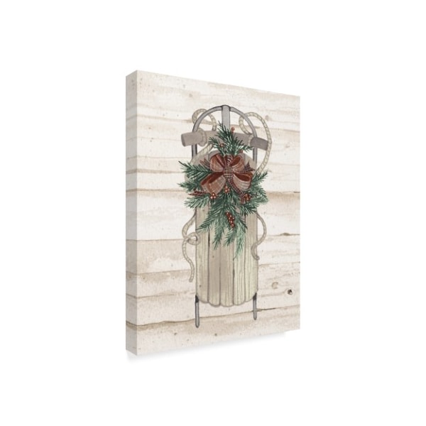 Trademark Fine Art Kathleen Parr Mckenna 'Holiday Sports on Wood II Luxe' Canvas Art, 14x19 - WAP03197-C1419GG