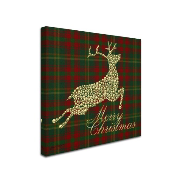 Trademark Fine Art Jean Plout ' Merry Christmas Plaid 2' Canvas Art, 24x24 - ALI17045-C2424GG