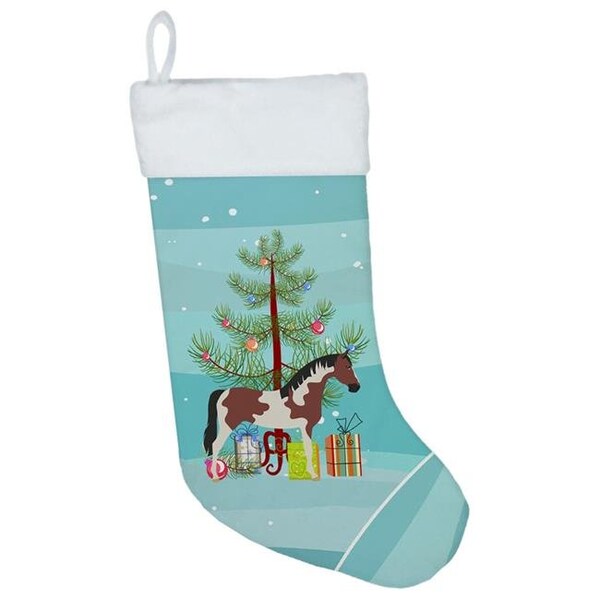 Carolines Treasures Carolines Treasures BB9274CS Pinto Horse Christmas Christmas Stocking - BB9274CS