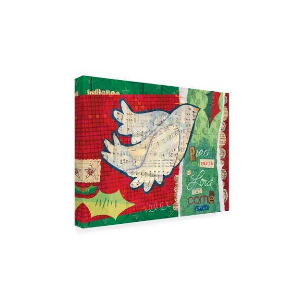 Trademark Fine Art Holli Conger 'Christmas Collage 1' Canvas Art, 14x19 - ALI47227-C1419GG