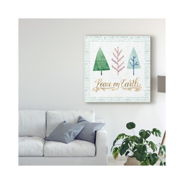 Trademark Fine Art Grace Popp 'Christmas Tree Whimsy Ii' Canvas Art, 35x35 - WAG06352-C3535GG