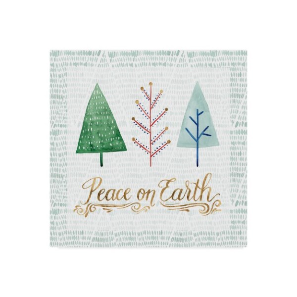 Trademark Fine Art Grace Popp 'Christmas Tree Whimsy Ii' Canvas Art, 35x35 - WAG06352-C3535GG