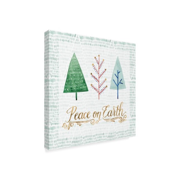 Trademark Fine Art Grace Popp 'Christmas Tree Whimsy Ii' Canvas Art, 35x35 - WAG06352-C3535GG