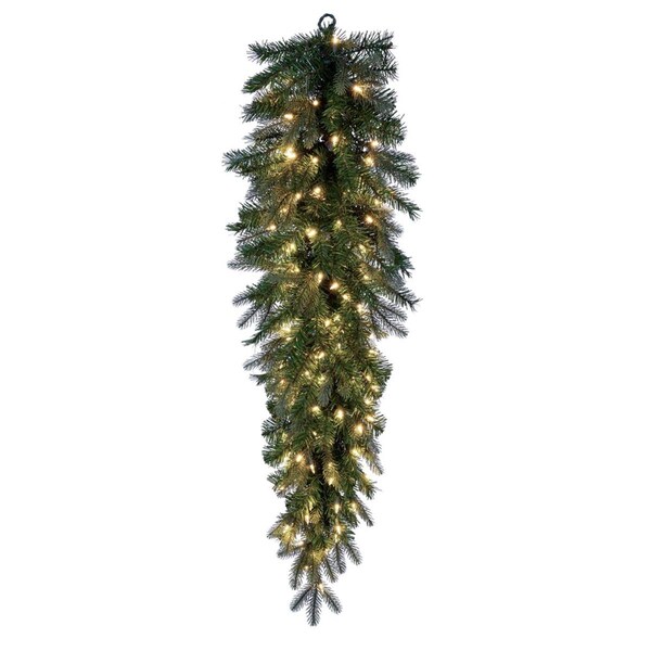 Vickerman 48 in. Douglas Fir DuraLit 100 Warm White Teardrop, Green - K224447LED