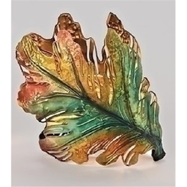 Northlight Seasonal Autumn Colored Oak Leaf Metal Thanksgiving Leaf Votive Candle Holder - 31751859