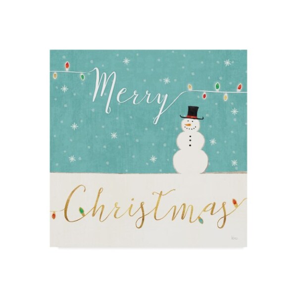 Trademark Fine Art Veronique Charron 'Underlined Christmas I' Canvas Art, 18x18 - WAP03137-C1818GG
