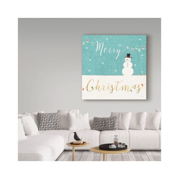 Trademark Fine Art Veronique Charron 'Underlined Christmas I' Canvas Art, 18x18 - WAP03137-C1818GG