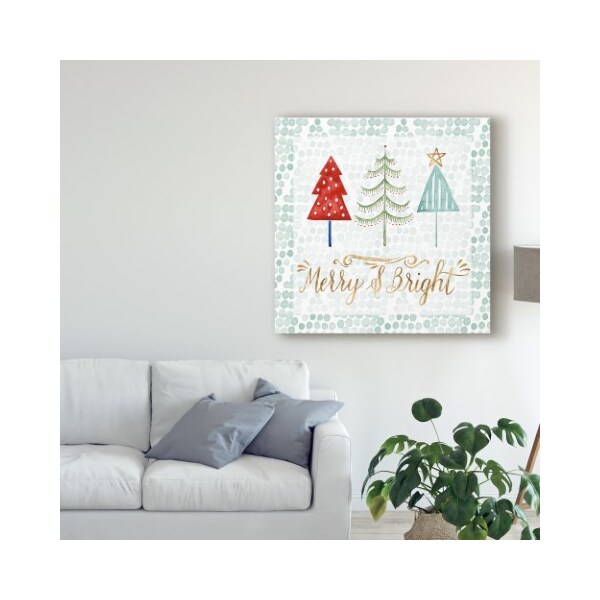Trademark Fine Art Grace Popp 'Christmas Tree Whimsy Iii' Canvas Art, 24x24 - WAG06353-C2424GG