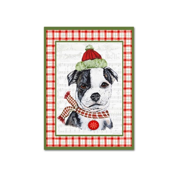 Trademark Fine Art Jean Plout 'Christmas Song Dogs 7' Canvas Art, 18x24 - ALI17410-C1824GG