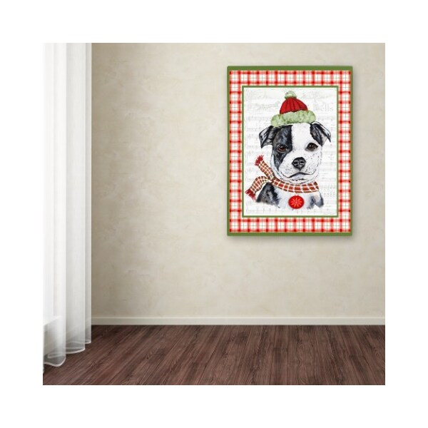 Trademark Fine Art Jean Plout 'Christmas Song Dogs 7' Canvas Art, 18x24 - ALI17410-C1824GG