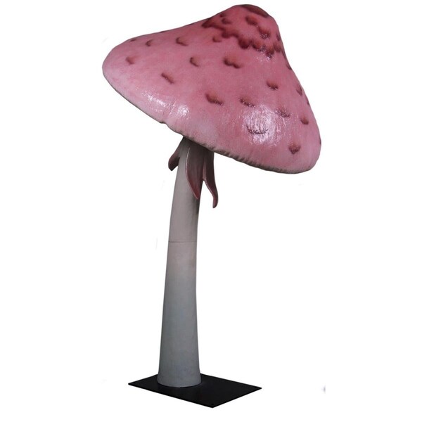 Queens Of Christmas 6.5 ft. Mushroom Figurine, Pink - WL-MSHRM-PI-6.5