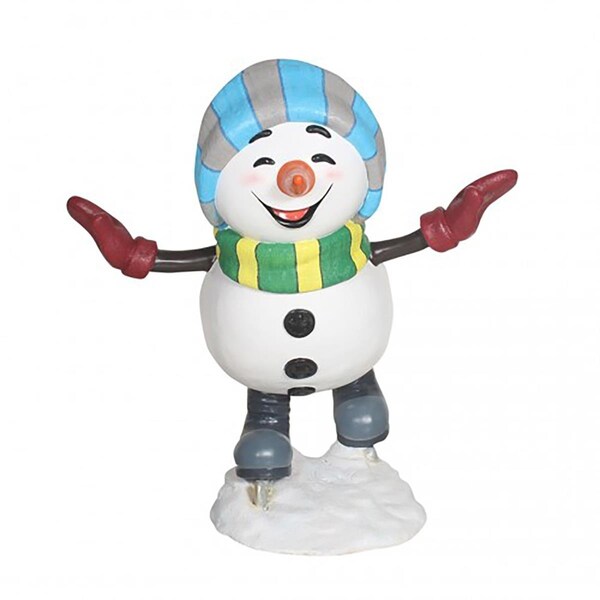 Queens Of Christmas 4.5 ft. Ice Skating Snowboy - WL-SNMN-SKATE-4.5