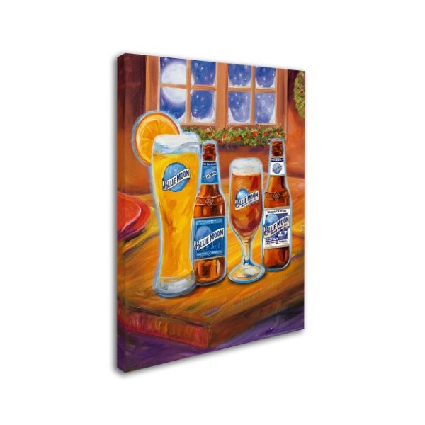 Trademark Fine Art Blue Moon 'Holiday' Canvas Art, 14x19 - BM003-C1419GG