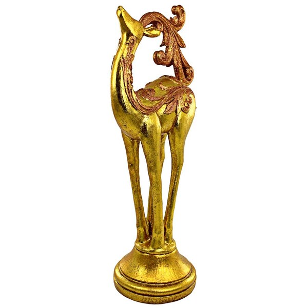 Design Toscano Santa's Romping Reindeer Christmas Statue: Each - AL21005