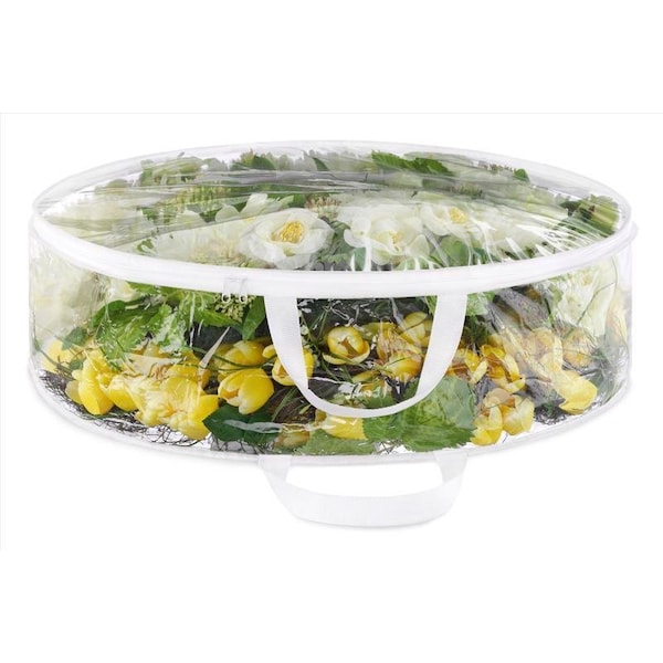 Whitmor Whitmor Clear Wreath Storage Bag 8 in. H X 30 in. W X 30 in. D - 6044-9251