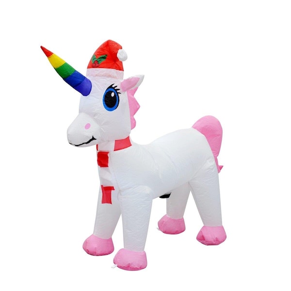 Maquina 3.5 ft. Inflatable Unicorn Christmas Decoration - MA3009354