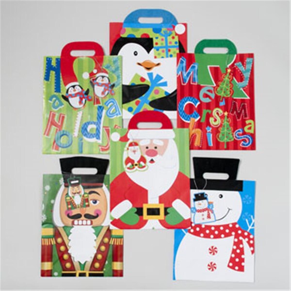 Regent Products Gift Bag Large Christmas Assorted, 72PK - G91470