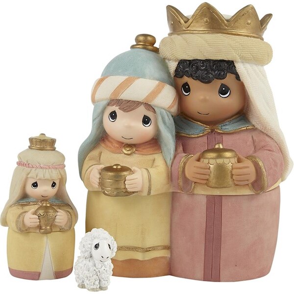 Precious Moments 6 in. Three Kings Nesting Nativity Set - Set of 3 - 212640