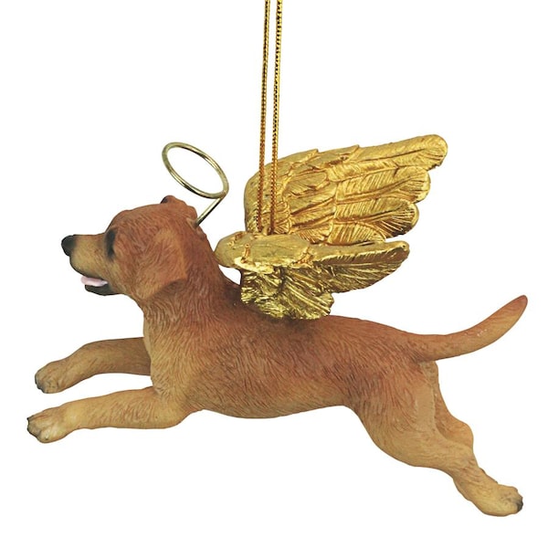 Design Toscano Honor the Pooch: Golden Retriever Holiday Dog Angel Ornament - JH170721