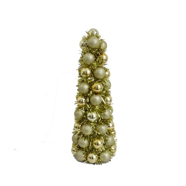 Fc Young FC Young Assorted Glitter Ball Cone Christmas Tree 18 in. - CTB-ACE