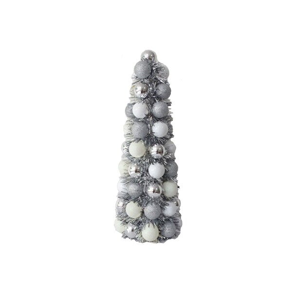 Fc Young FC Young Assorted Glitter Ball Cone Christmas Tree 18 in. - CTB-ACE