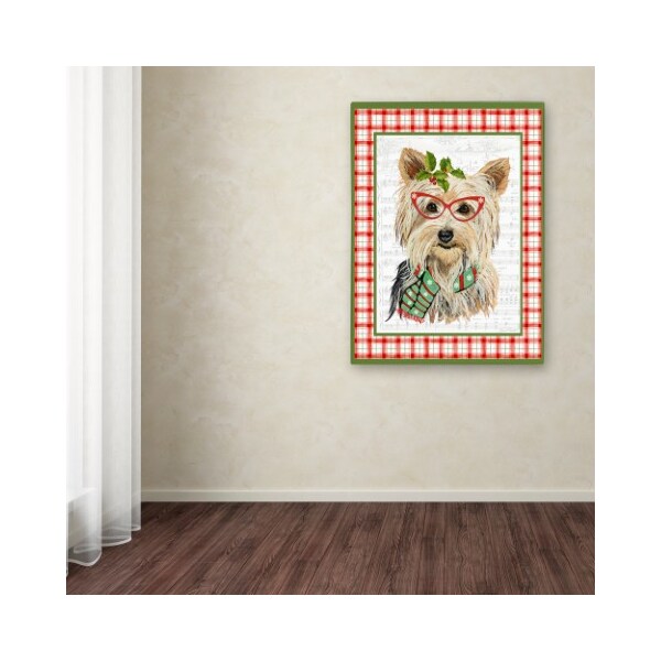 Trademark Fine Art Jean Plout 'Christmas Song Dogs 5' Canvas Art, 14x19 - ALI17408-C1419GG