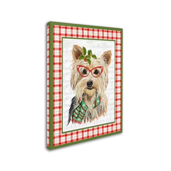 Trademark Fine Art Jean Plout 'Christmas Song Dogs 5' Canvas Art, 14x19 - ALI17408-C1419GG