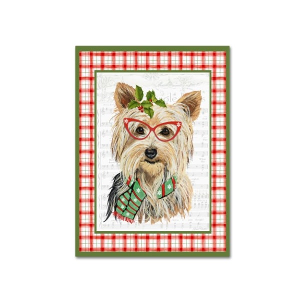 Trademark Fine Art Jean Plout 'Christmas Song Dogs 5' Canvas Art, 14x19 - ALI17408-C1419GG