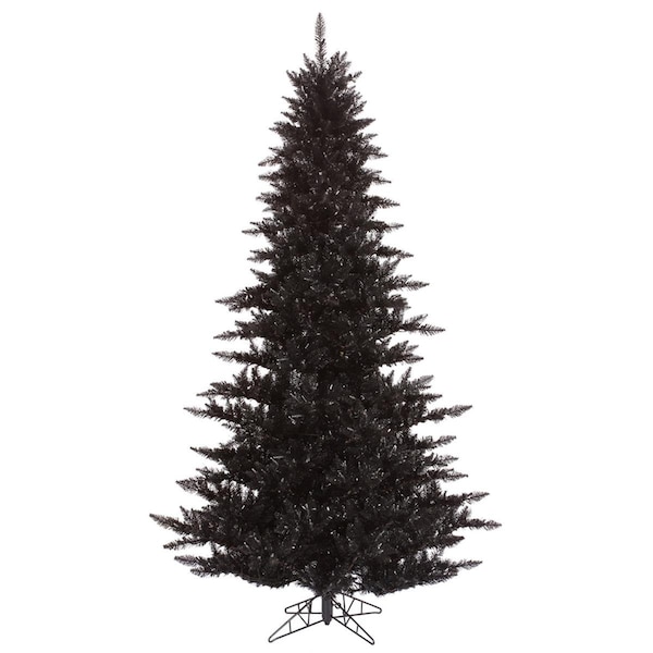 Vickerman 3 ft. x 25 in. Black Fir Christmas Tree with 234 Tips - K161730